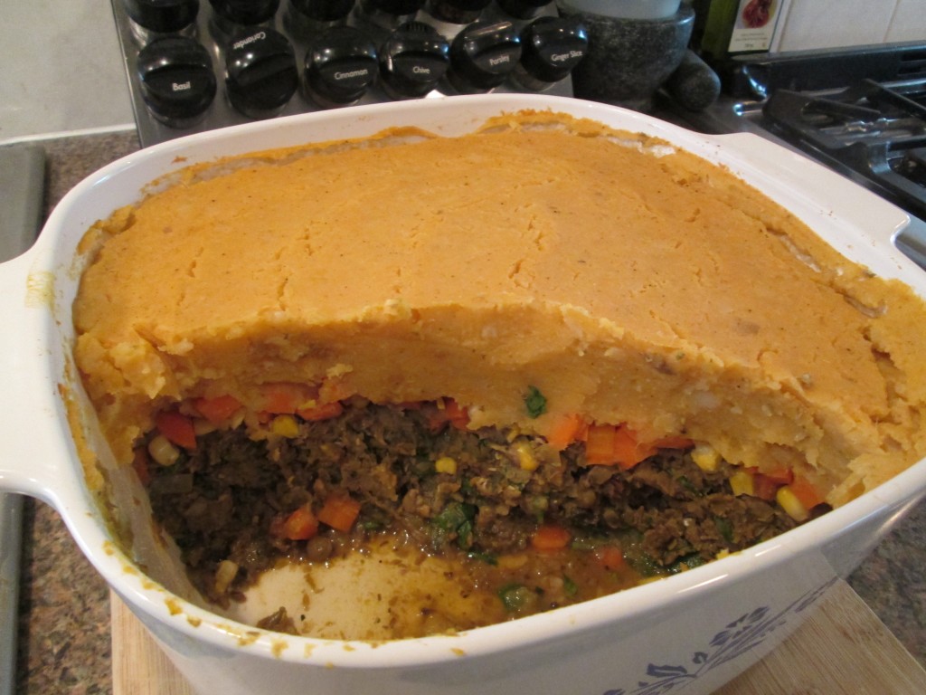 Mushroom and Lentil Shepherds Pie