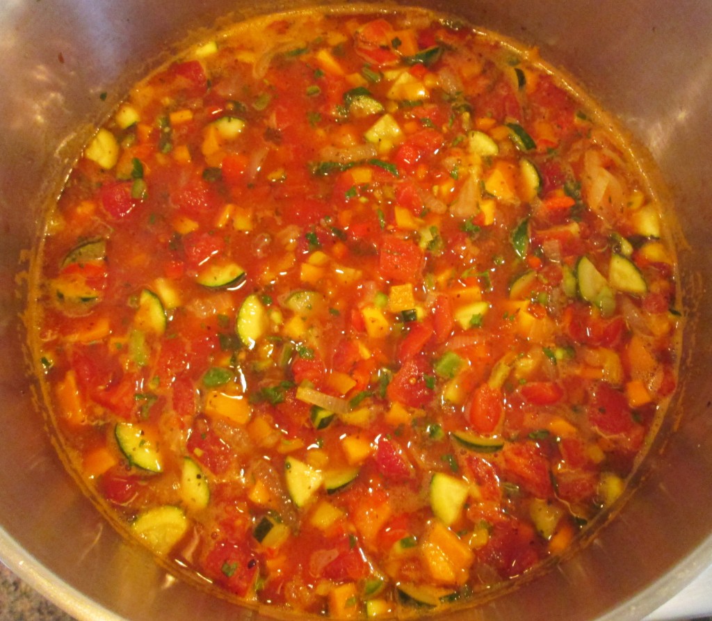 Gypsy Sweet Potato Tomato Soup Recipe in pot
